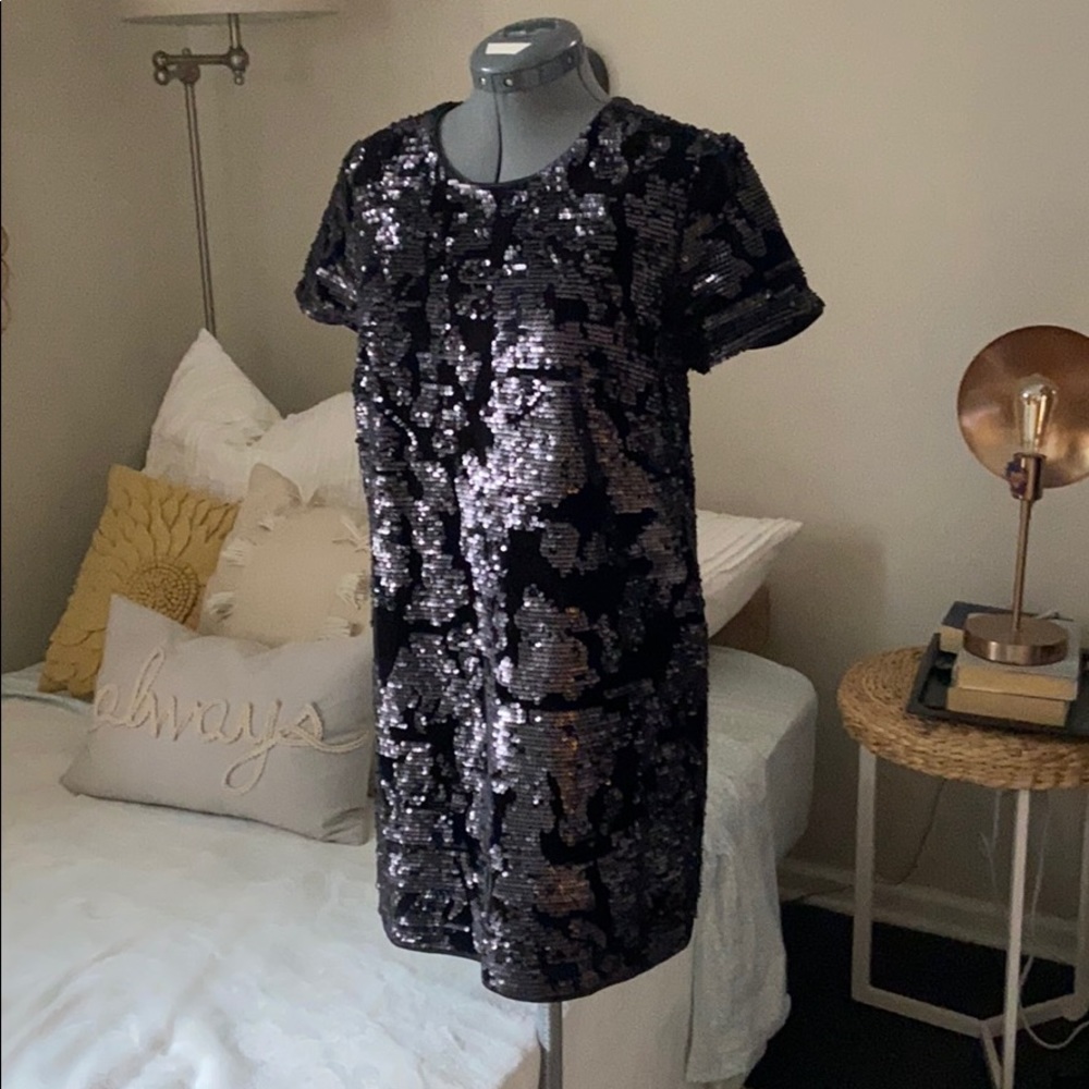 Forever 21 Sequin Velvet Dress